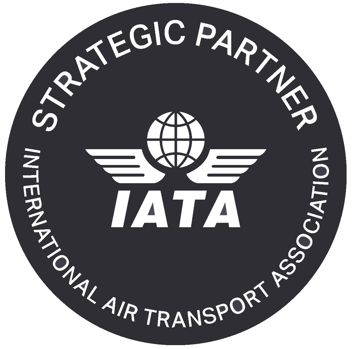 IATA Strategic Partner Off Black
